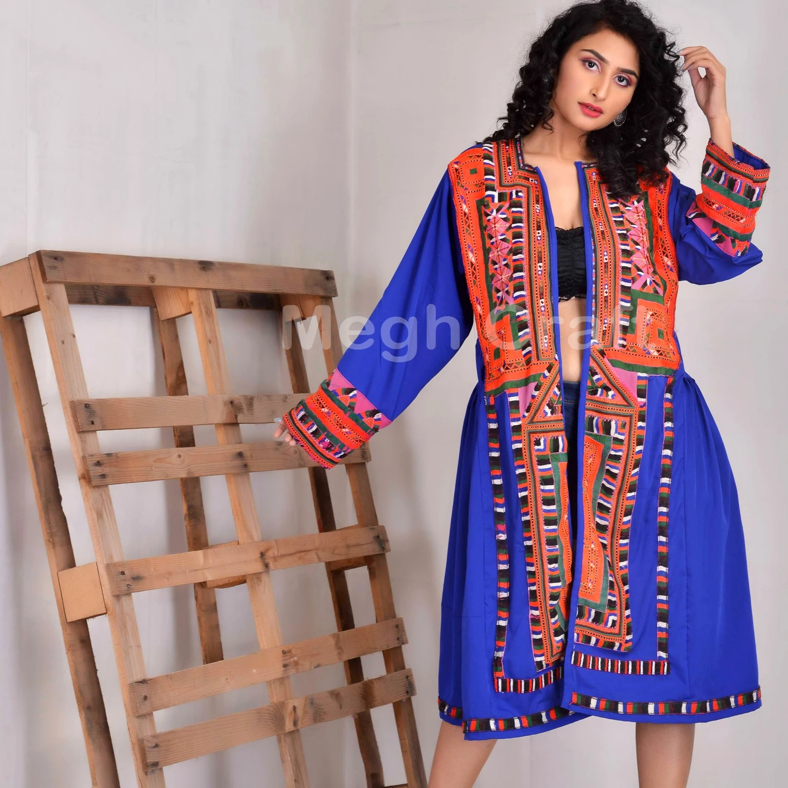
Banjara Ethnic Traditional Balochi Top - Balochi Culture Hand Embroidered Top - Balochi Kuchi Handmade Top 