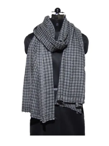 100% шерстяной шарф зимняя одежда для женщин осенне-зимний 2021 Пашмина кашемировые стильные шали в клетку теплые шарфы