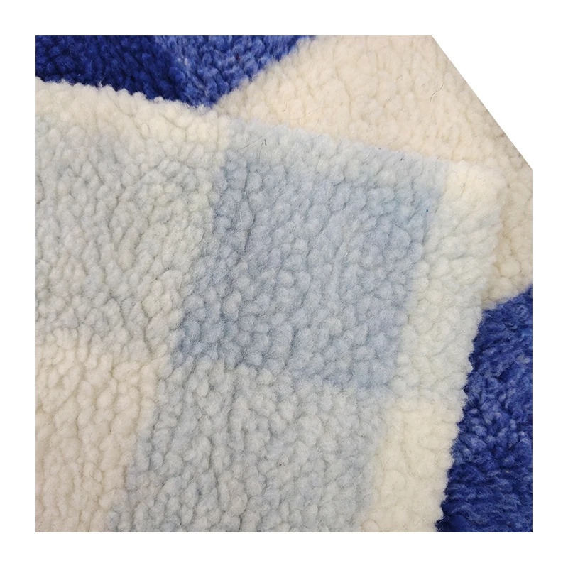 Мягкая матовая ткань, флисовая ткань из 100% полиэстера для жилета sherpa