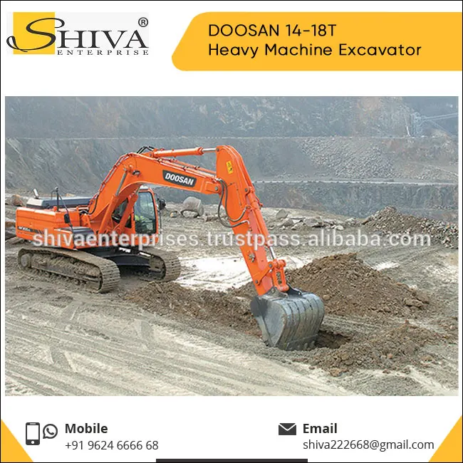 Sturdy Construction Rough and Big Operations Least Price Doosan Excavator