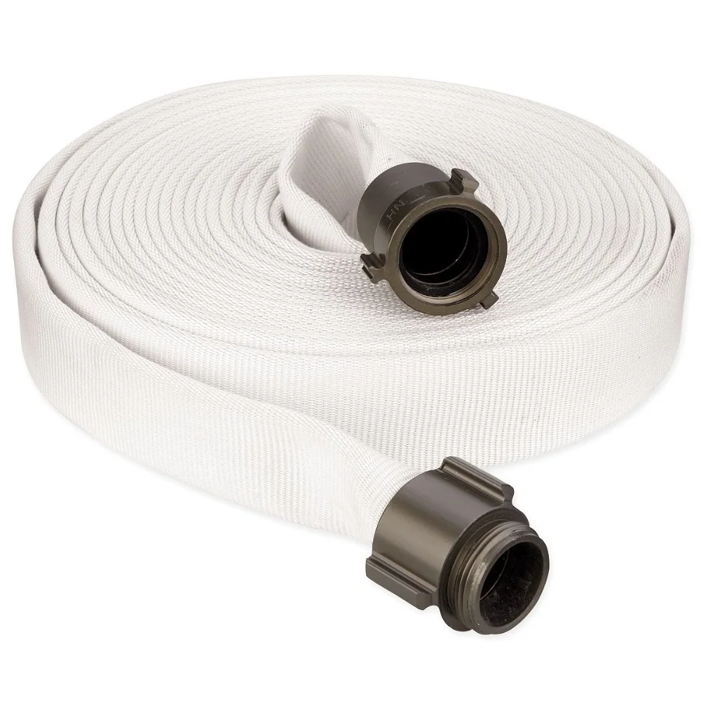 250psi 300psi 400psi Working Pressure Polyester Rubber 15m/25m/30m Length Fire Fighting Irrigation Double Jacket Hose