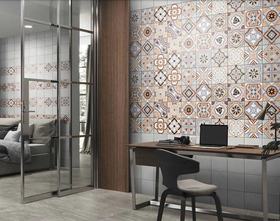 Ceramic Wall Tiles Reasonable Price Expertly Made Tiles High Durability 9 mm thickness Size 200x200  mm
