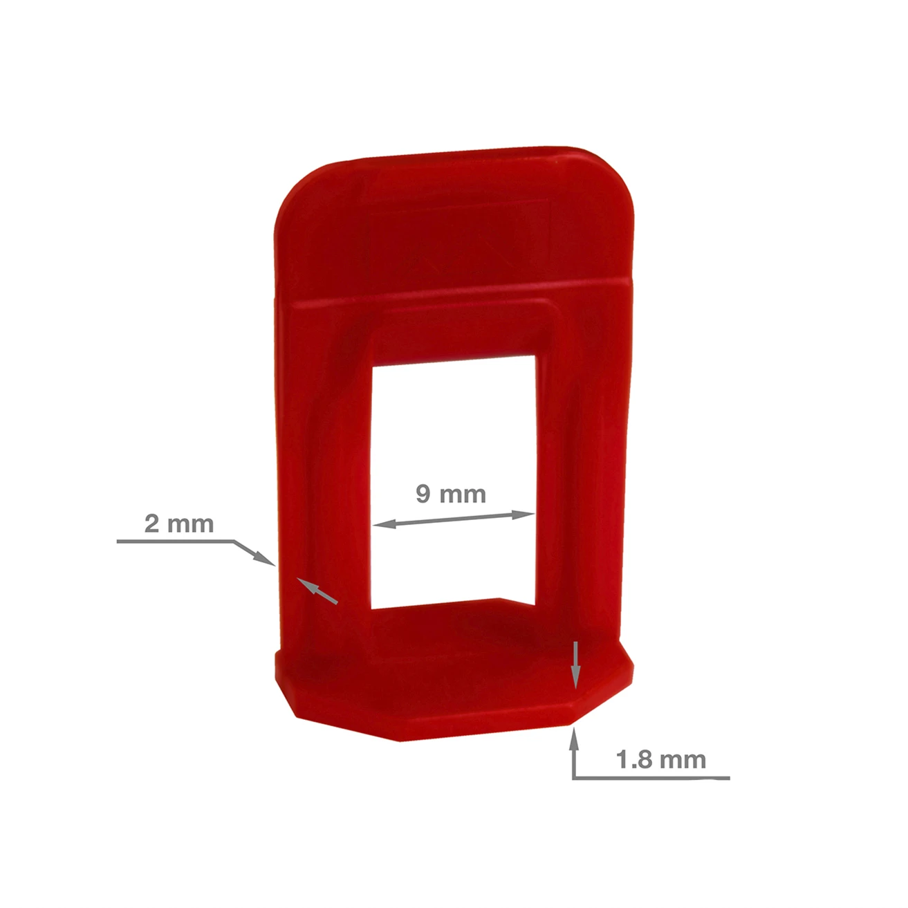 Tile leveling system clips and wedges provides an even surface when laying tiles on floors and walls