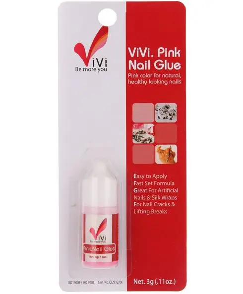 Korea VIVI Nail 3g Pink Glue