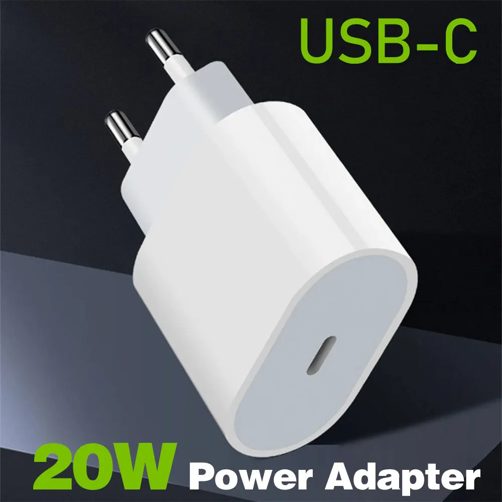 Mobile Phone Charger Top Sale New for iPhone White Power Adapter USB-C