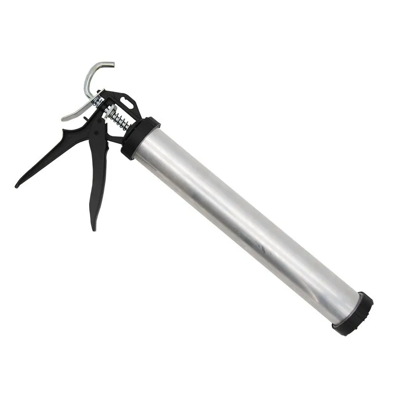 Шприц для заделки швов 590 мл 12 дюймов алюминиевый картридж трубка силиконовый герметик пистолетом