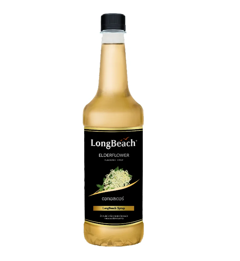 
LongBeach Elderflower Syrup 740ml. (RD&OEM Manufacturer in Thailand) 