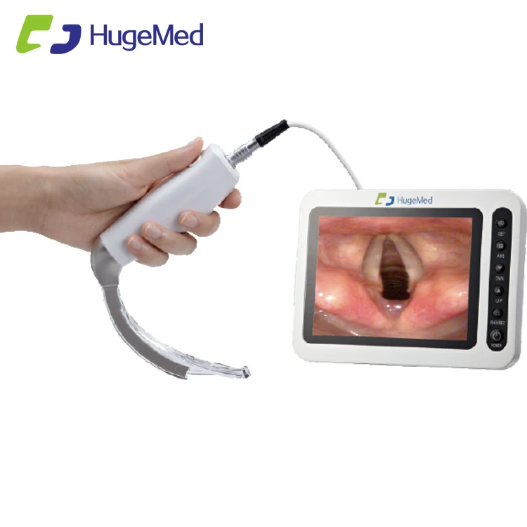 high definition video laryngoscope with  8-inch display