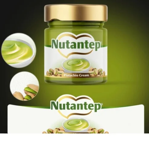 Best Quality No Additives 200 gr Glass Jar 80% Rate Pistacio Natural Spredable Cream - Made in Turkey