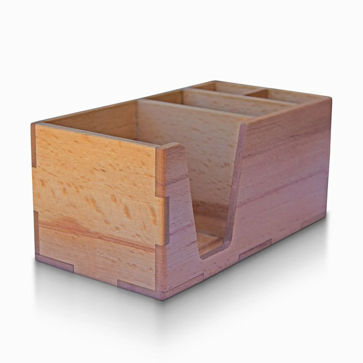 
Stationery Holder I Beech Desk Organizer - WOODSAKA I Handmade Wood Desk Stationery Holder I Desk Accessories 