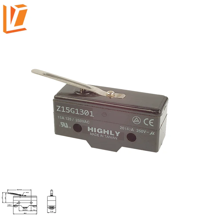 Z15G1301 Шарнирный рычаг концевого выключателя микро с рычагом