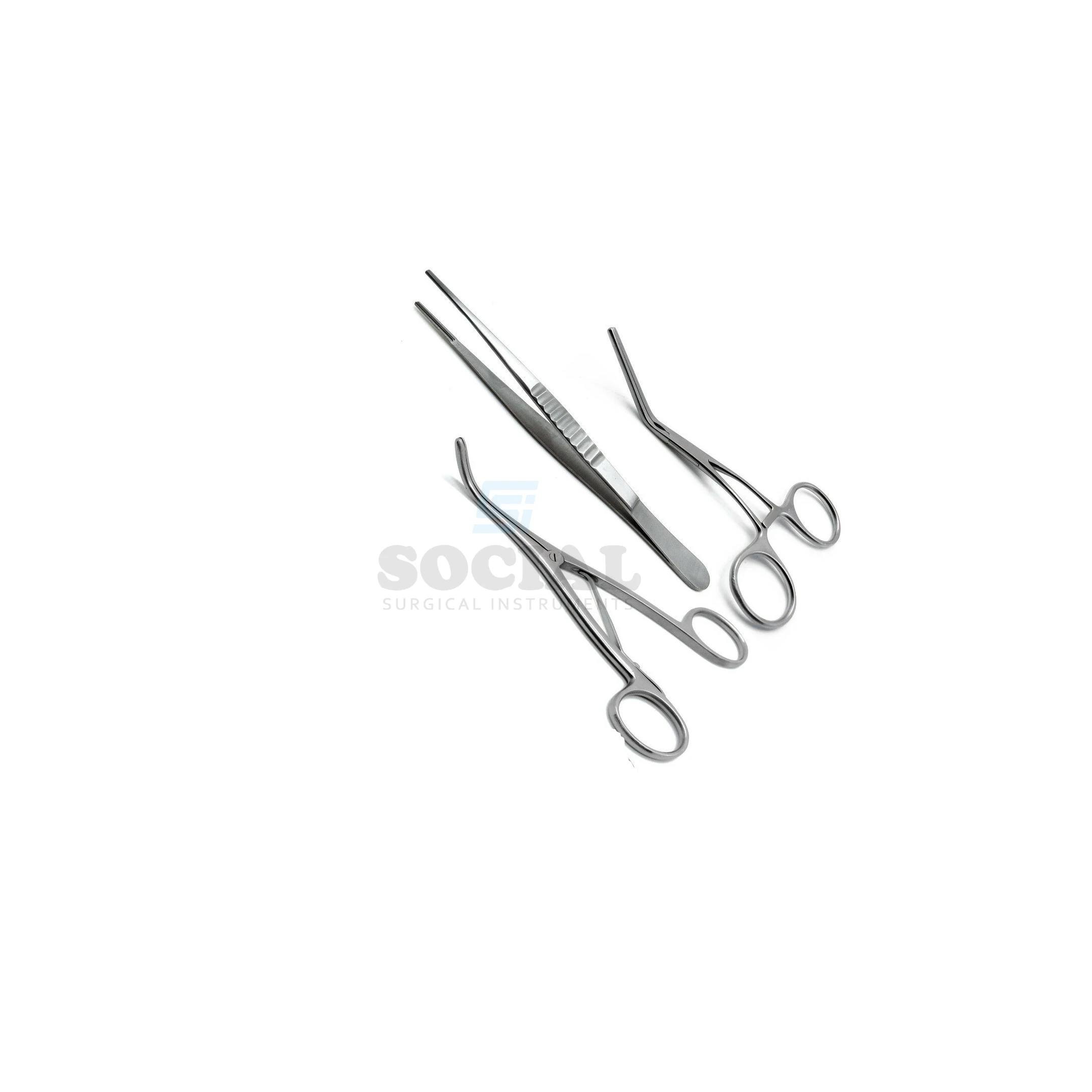 
Surgical Forceps Voarse Debakey Hulka Trousseau Instruments Set of 5 