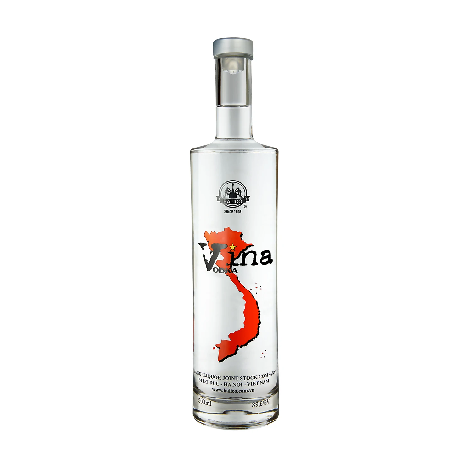 39.5% Strong Natural Ecological Raw Materials Unique Product Alcohol Premium Quality Vina Vodka made in Vietnam