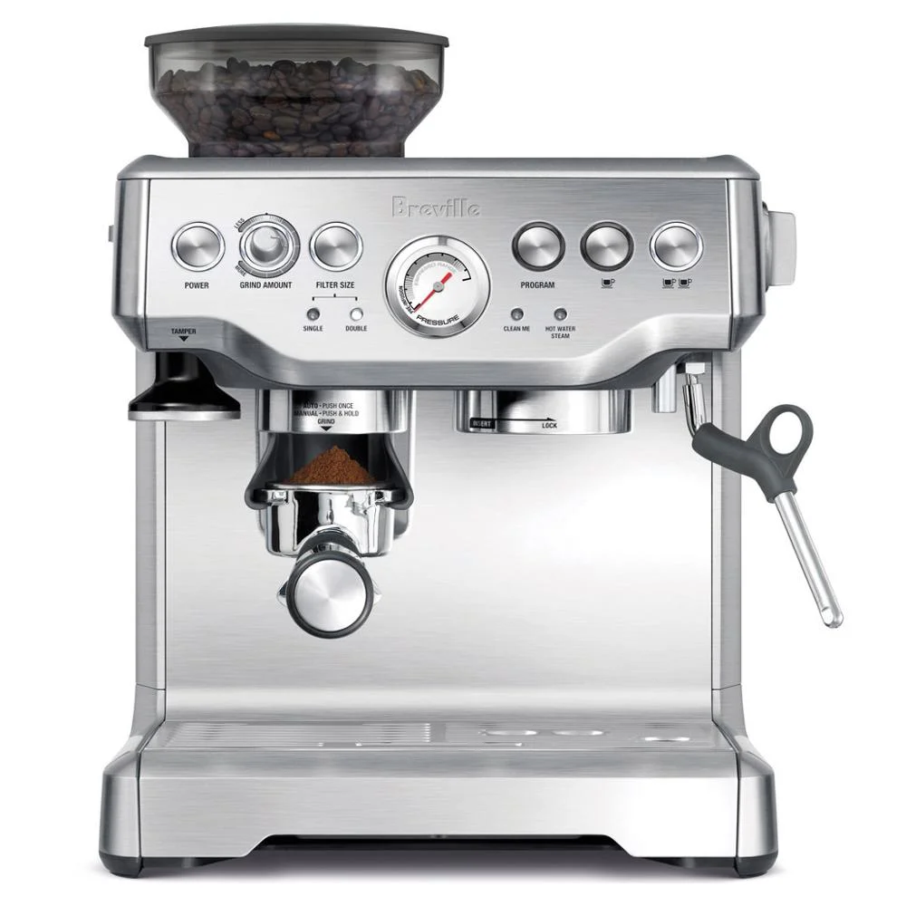 BUY 2 GET 2 Free New Brevilles BES870BSS Barista Express Coffee Machine
