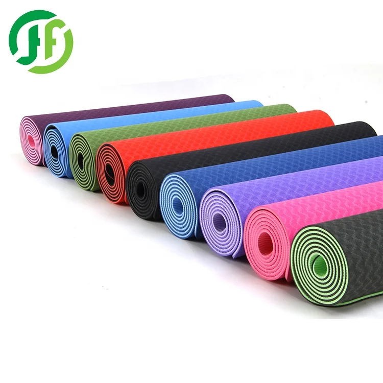 
Eco Friendly Wholesale Durable Custom Printing Luxury Double Layer TPE Custom Yoga Mat 