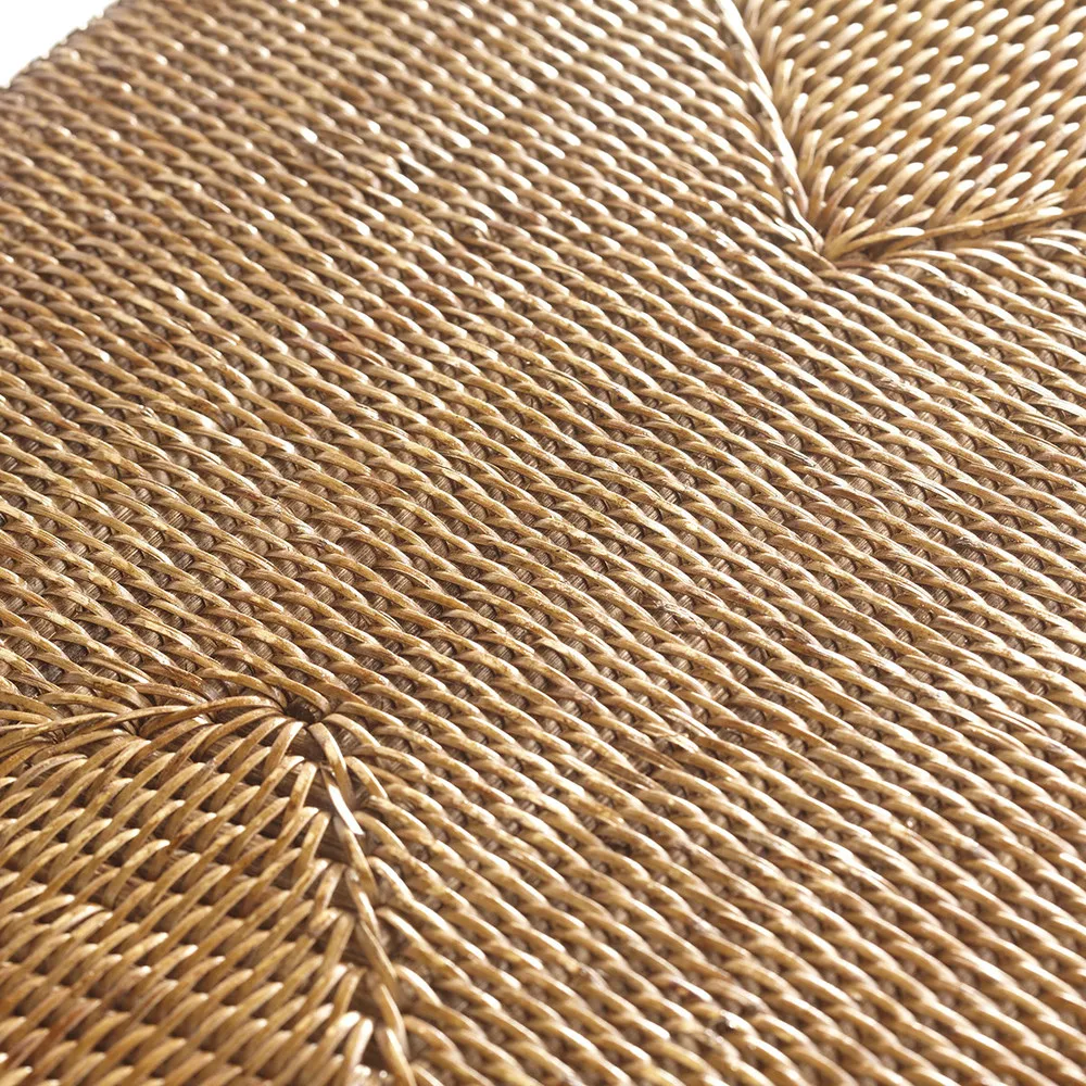 Wholesale table wedding placemat woven rattan square placemat set 2020
