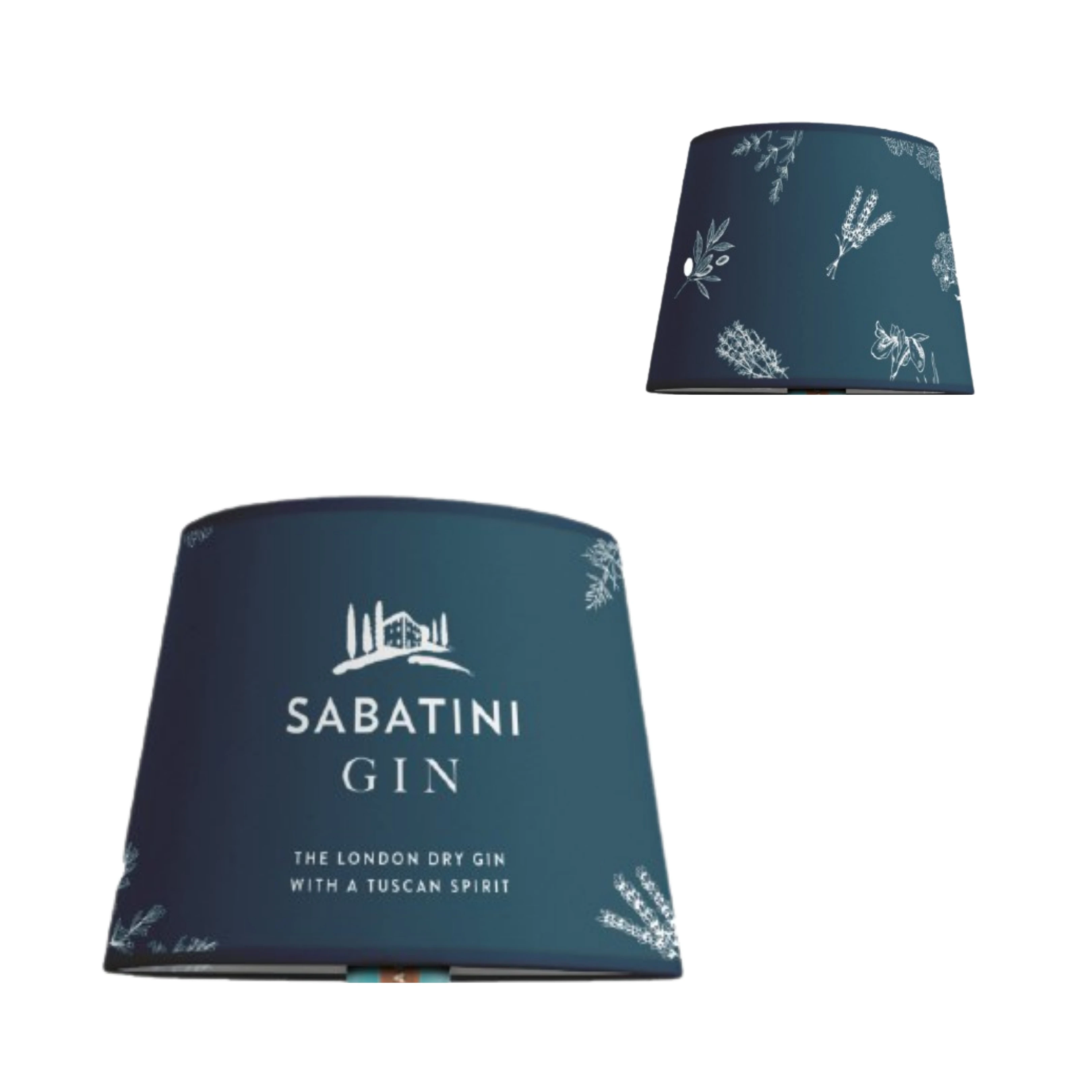 
Combo Lampshade Bottle High Quality Sabatini Gin - Sabatini Gin 70 cl - Made in Italy 