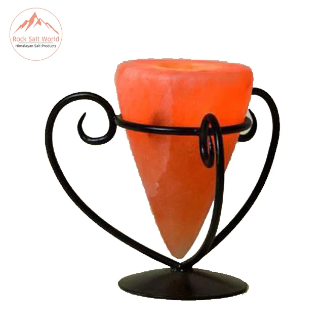 Подсвечник В Форме Натурального конуса, чайный светильник, подсвечник в виде гималайской соли, лучшее предложение для украшения и гостевой комнаты