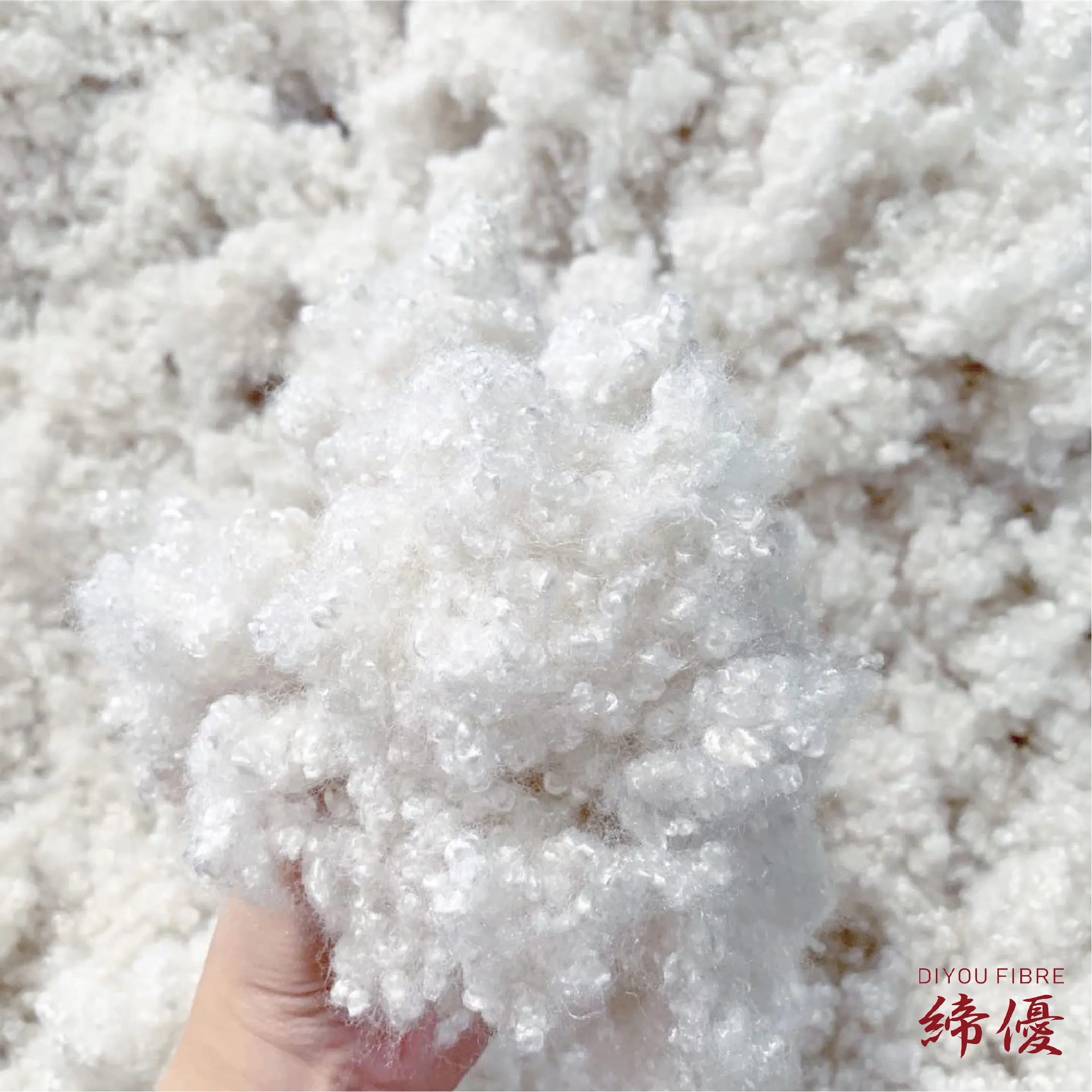 GRS Certified Recycled Polyester Staple Fiber for Toy Filling Purposes