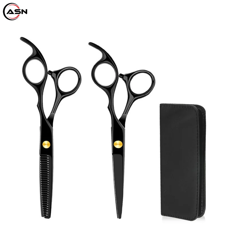 Custom Design High Quality Stainless Steel Thinning Scissors for Haircut with Sharp & Blunt Blade Tips Wholesale