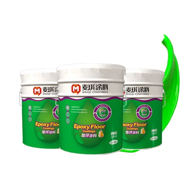 Crystal Clear Epoxy Resin Flooring Coating for Anti Dust Concrete Epoxy Floor Paint