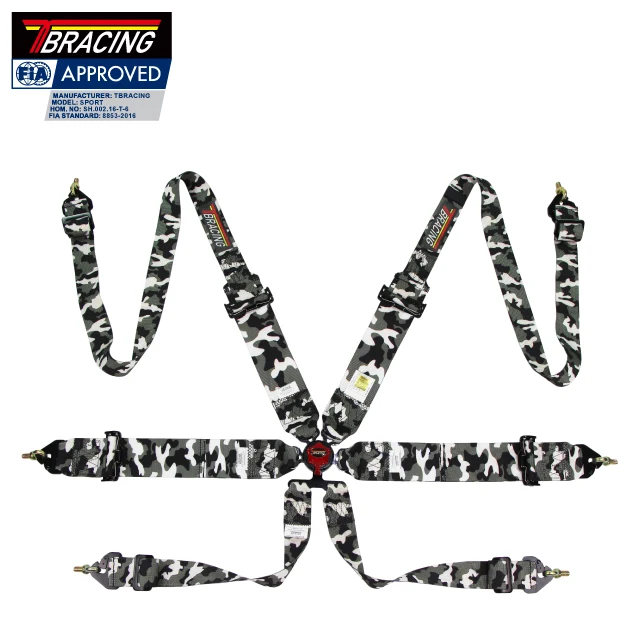 6 point rally racing harness safty belt seat