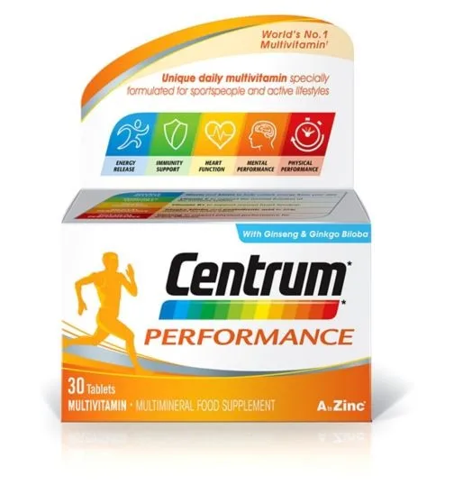 
Centrum Performance Multivitamin Tablets - (30 Tablets) | 5000309008245 (Centrum Performance Tab) 