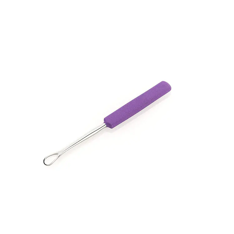 Ear Sling / Stainless Steel Ear Spoon for Removing Earwax 7 cm Violet