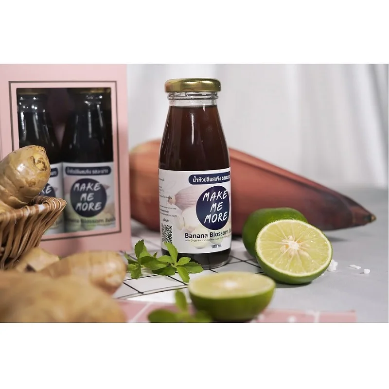 
Premium Quality Sweet and Sour Concentrated banana blossom juice health juice 24 bottles / box 