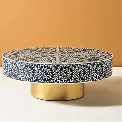 Bone Inlay Center Table Modern Living Room Furniture Customized Designed & Size Available Coffee Table Inlay Table For USA UK