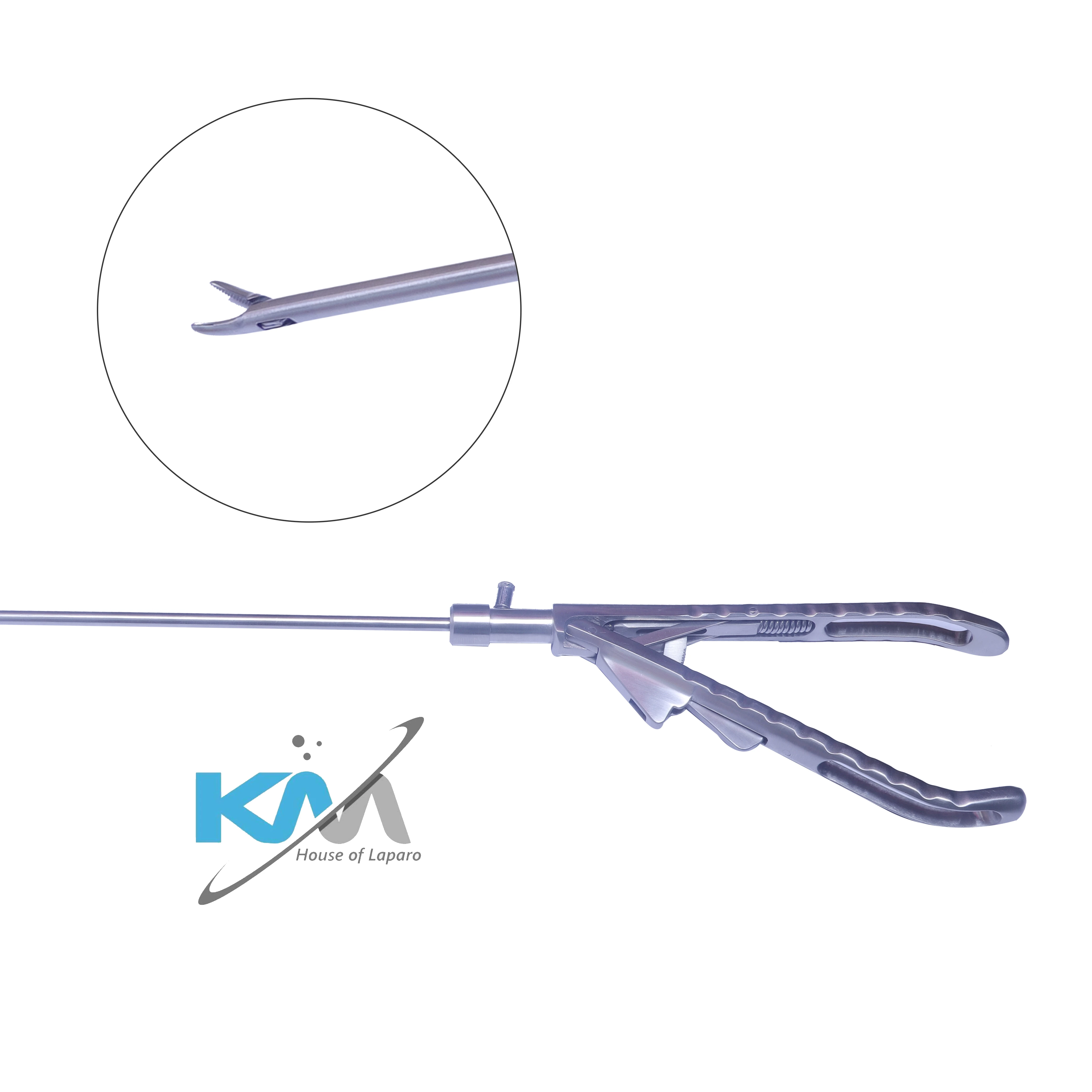 
Laparoscopic Needle Holder / Reusable laparoscopic straight needle holder 