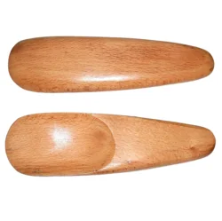 Shoe Wooden Horn Factory Wholesale Shoe Helper Custom Logo Wooden Shoe Horn