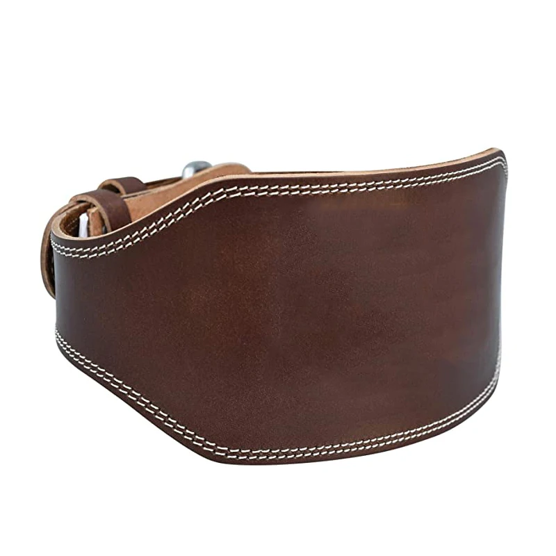 Wholesale Custom PU Genuine Leather Waist Protective Adjustable weight lifting belt Custom gym leather weightlifting belt