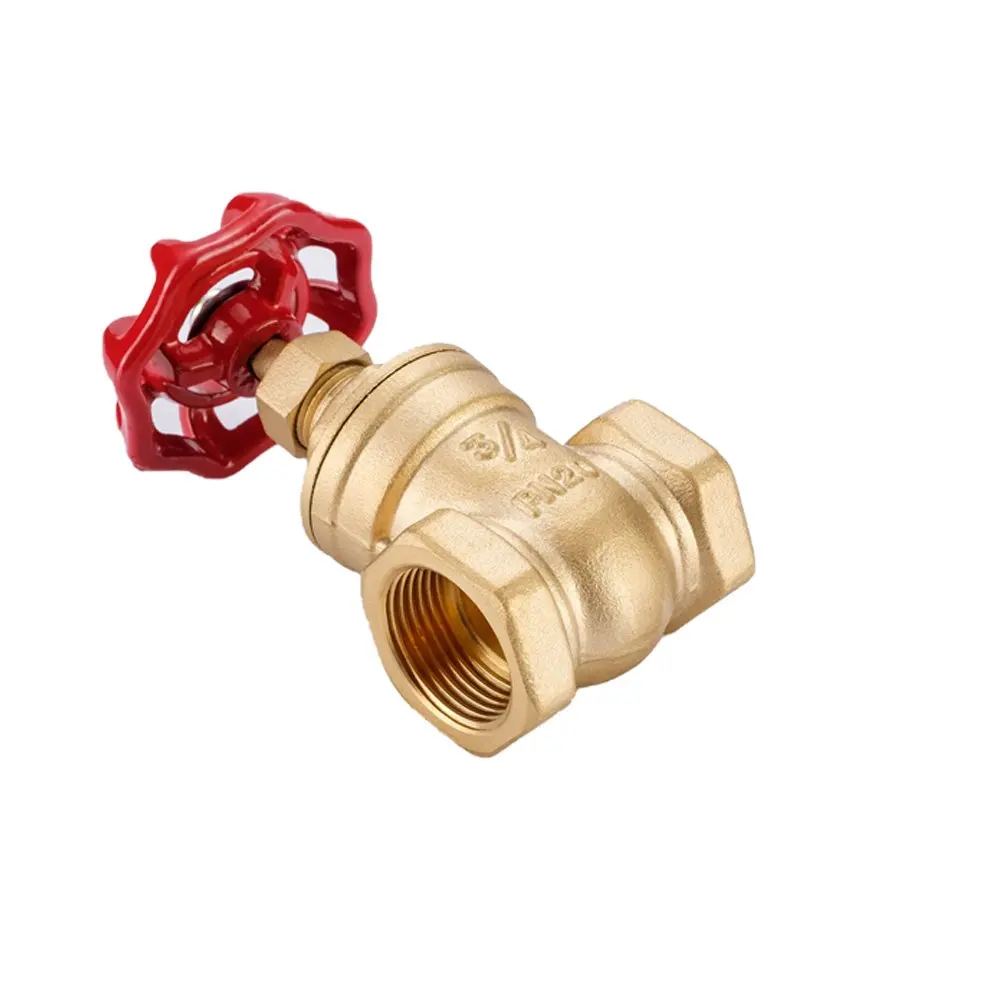 OEM производитель клапанов латунный концевой затвор латунная прокладка для водопроводной трубы PN 10 16 20 бар