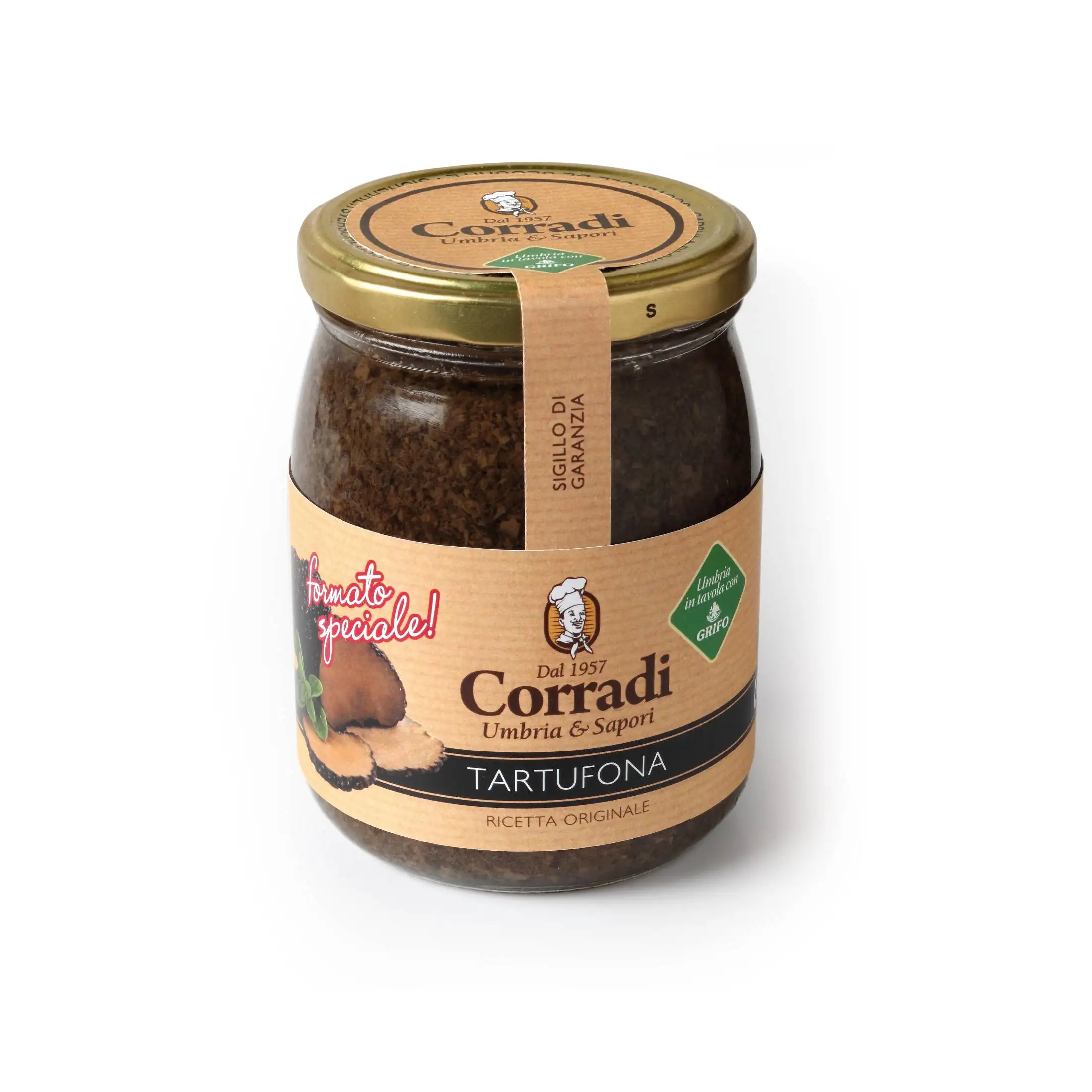 Лучшее итальянское качество, черная трюфельная соус, паста для приправ, 480 г