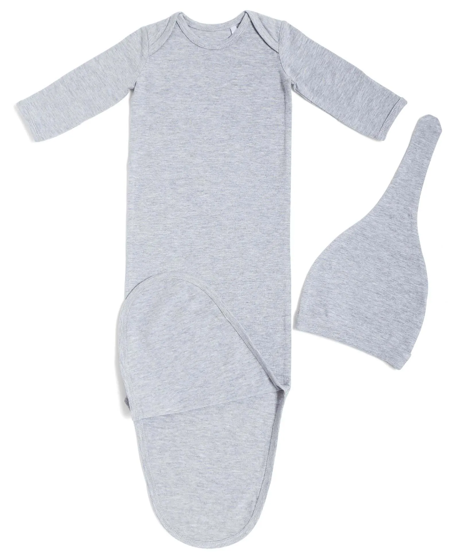 95% Bamboo 5% Spandex Knitted Stretchy Organic Very Soft Light Weight Breathable Baby Sleeping Gown
