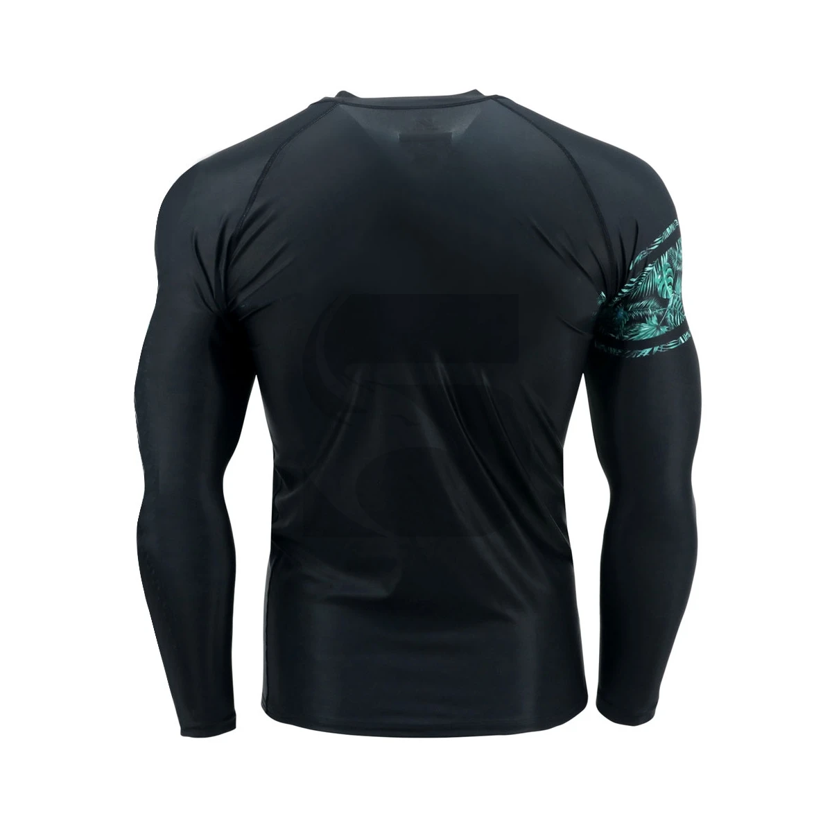  Рашгард Мужская мягкая посадка с длинным рукавом тренировки сухом прохладном сжатия фитнес рубашка