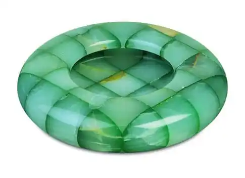 Индивидуальная оптовая продажа мраморная пепельница Ручной Работы Пепельница Подарочный предмет домашний декор