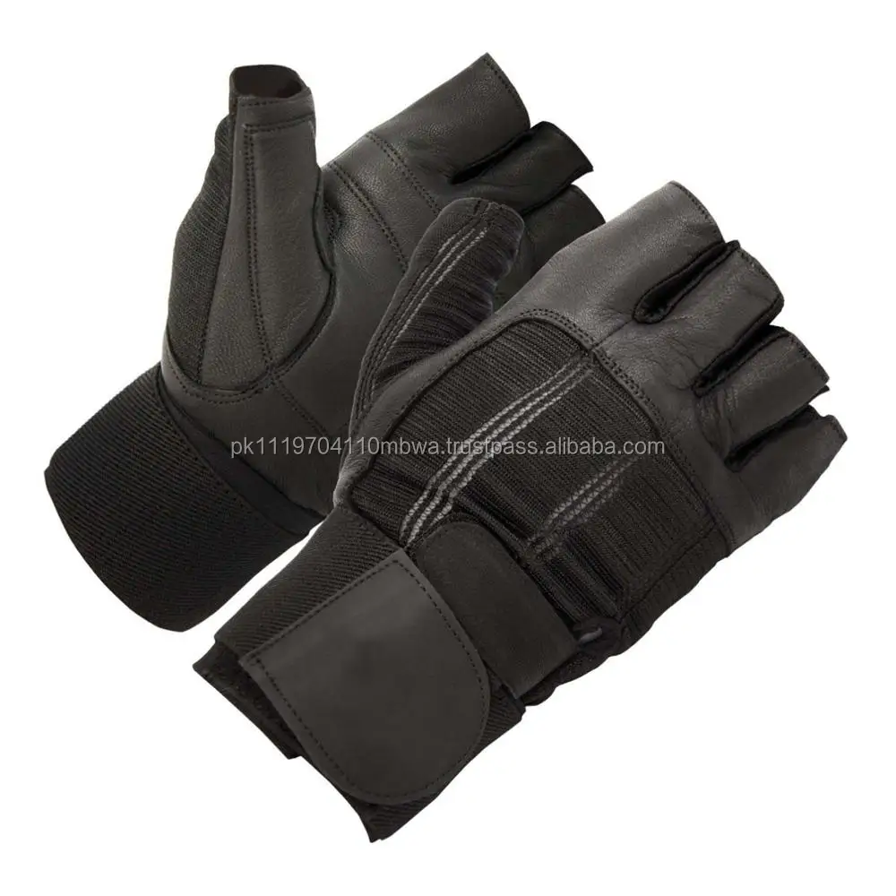 Wholesale Fitness Breathable Ventilated Half Finger Weight Lifting Exercise Sports Workout Racing Bicycle Cycling Gym Gloves Men