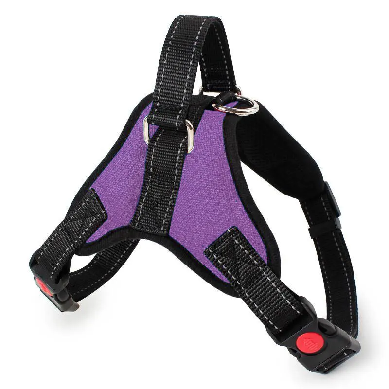 Amazon new pet chest strap explosion-proof pet traction rope dog chest strap pet supplies wholesale cheap dog harness soft