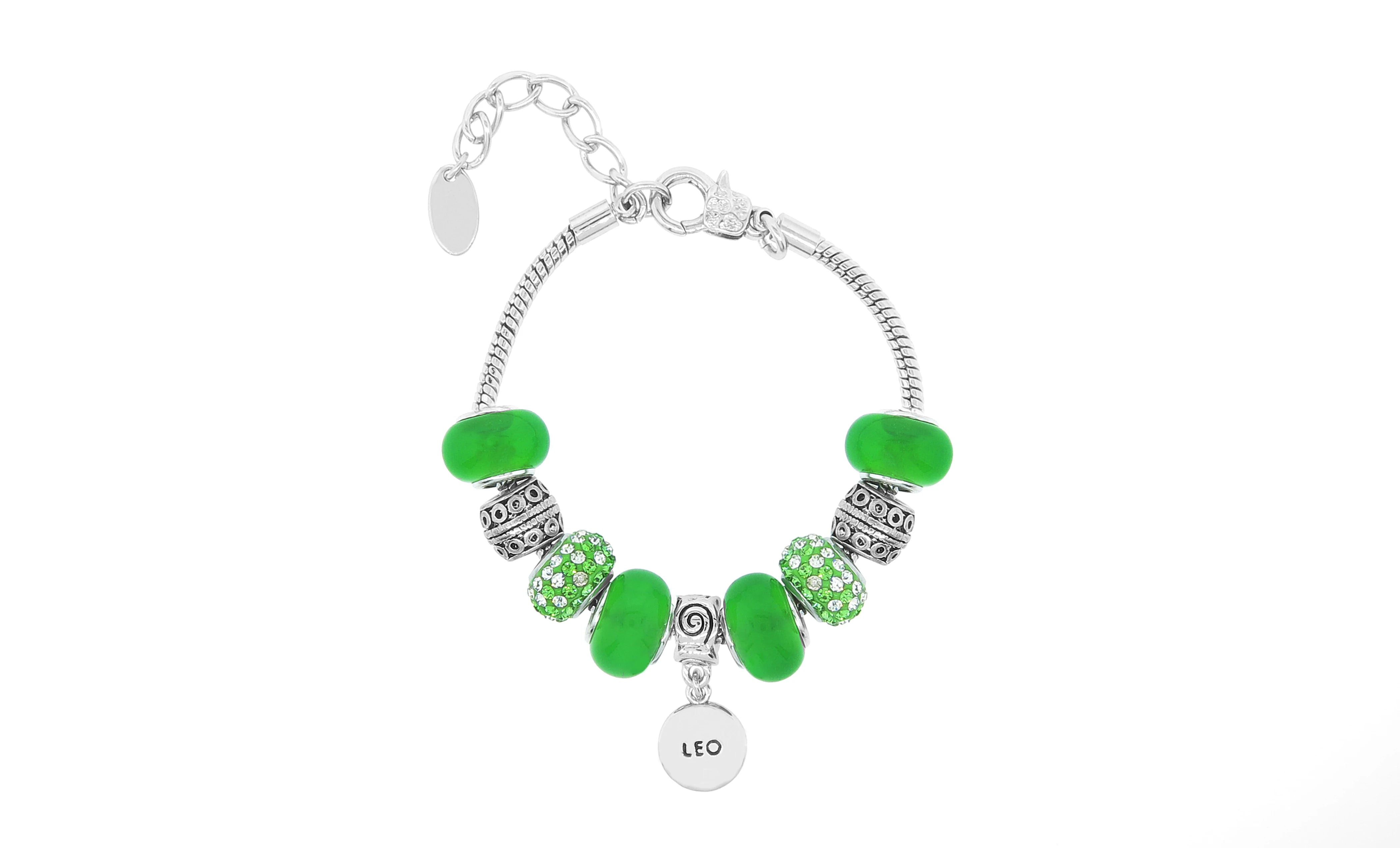 Murano Glass & Bead Zodiac Charm Bracelets