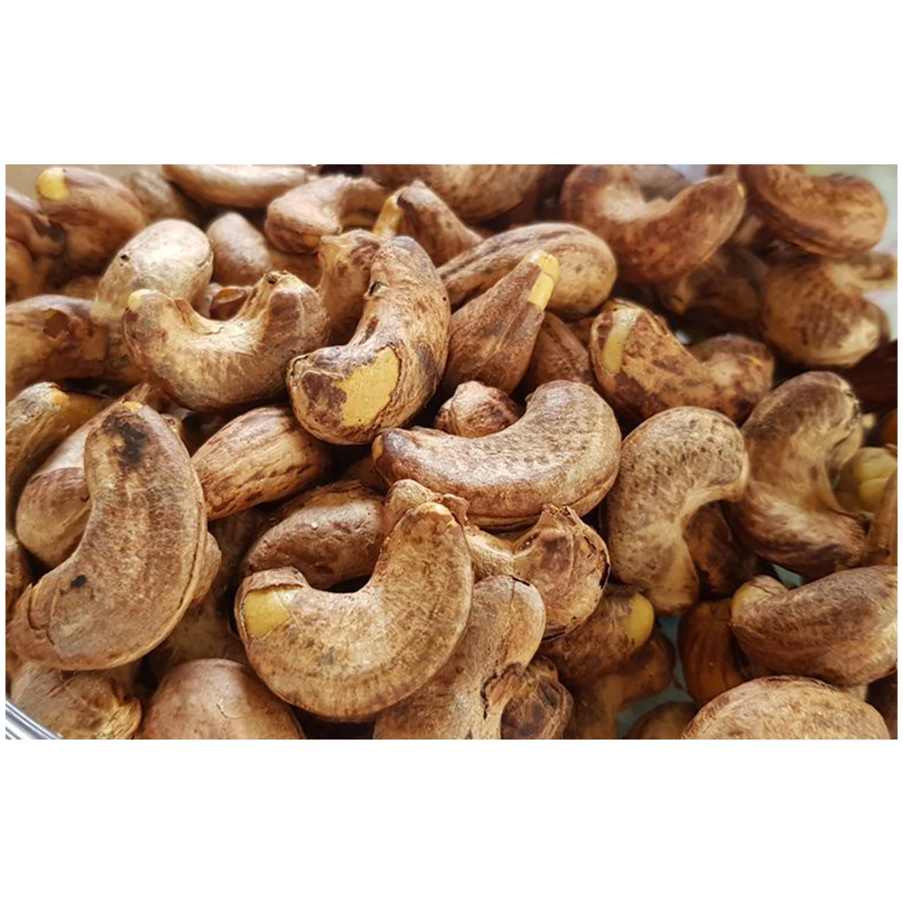 Высококачественные чистые натуральные частицы соленых жареных органических орехов кешью