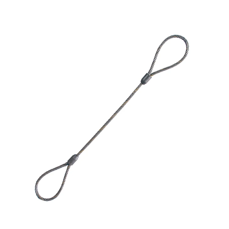 1/4 дюймов 6x19 мягкий глаз из нержавеющей стали Проволочный Трос подъемный строп/Whipblocks