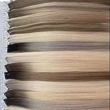 Wholesale Double Drawn Highlight human hair extensions 100% natural virgin remy all length Export From Vietnam