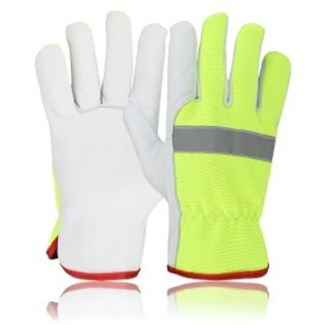 Wholesale Premium Quality Men Driving Deer Gloves Daily Life Comfortable Wool Lined Genuine Leather Black Plain Winter