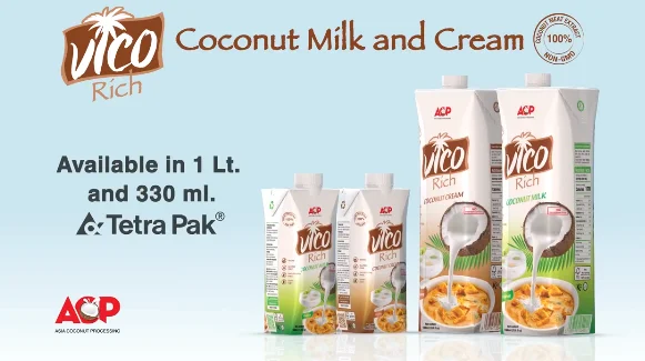 
COCONUT MILK - COCONUT CREAM - PAPER BOTTLE - ASEPTIC BAG PACKING - PRIVATE LABEL OEM 