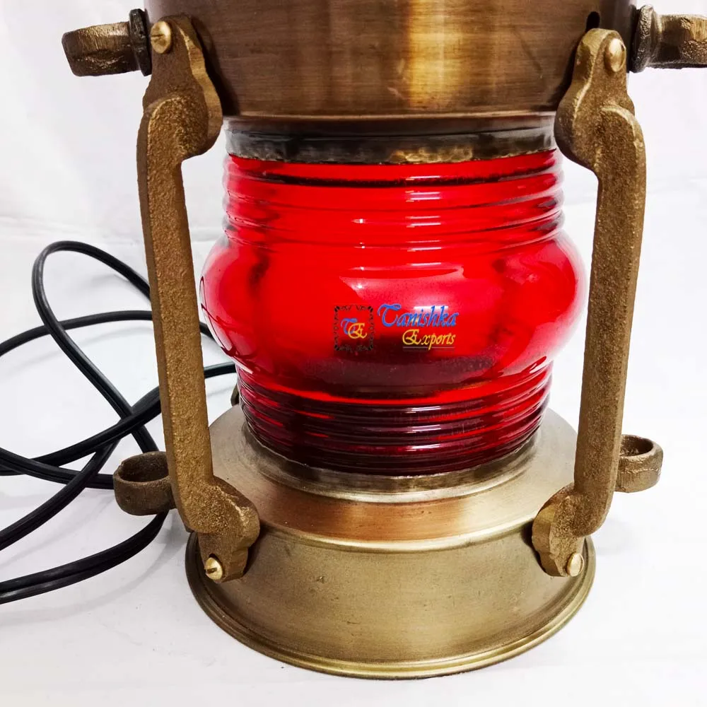 Морской латунный подвесной фонарь домашний декор масляная лампа морской корабль