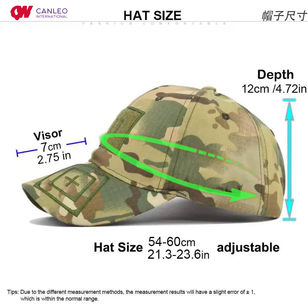 Hot Sale Camo Baseball Cap Fishing Caps Men Women Outdoor Hunting Camouflage Jungle Hat Tactical Hiking Hats Casquette by Canleo