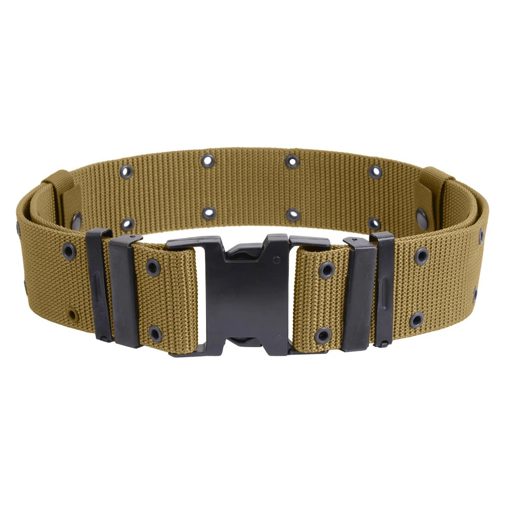 High Quality  Military Police Pistol Belt with Brass Buckle and Baton Holder OEM Military Army Duty Belts and Acce