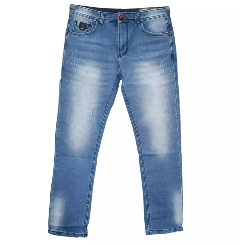 Men jeans spring and autumn straight tube washing sustainable spandex process casual pants trousers collection from Bangladesh